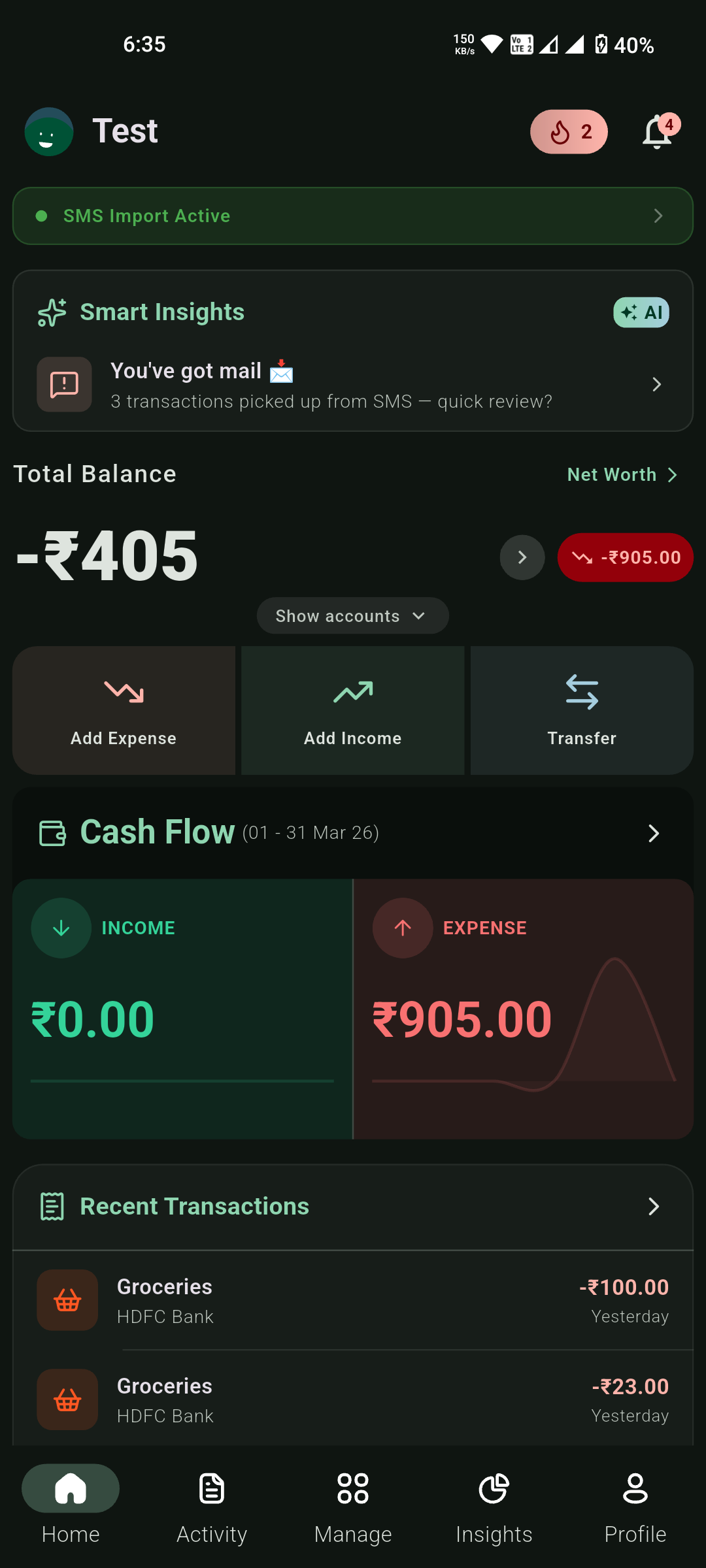 Dashboard